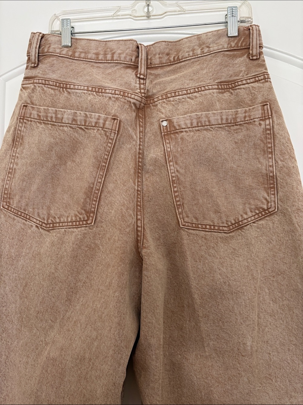 H&M Super Baggy Fit Tan Jeans - Picture 4 of 10